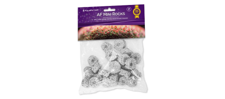 AquaForest Mini Rocks, blanc, rose, noir 24pces