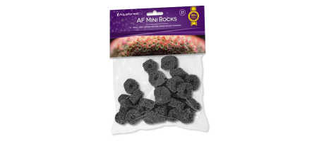AquaForest Mini Rocks, blanc, rose, noir 24pces