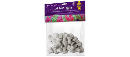 AF Plug Rocks blanc, rose, noir 24pces