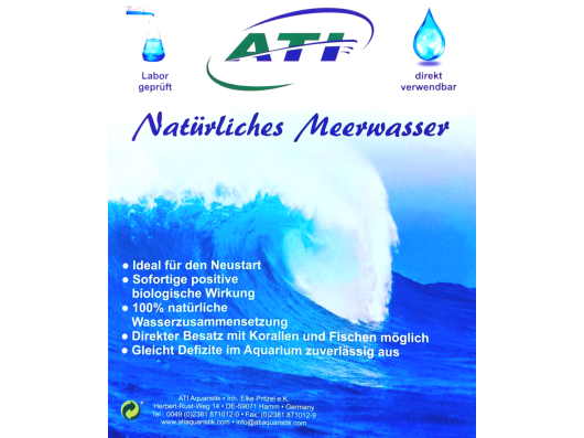 ATI Sel liquide eau de mer naturelle 20L