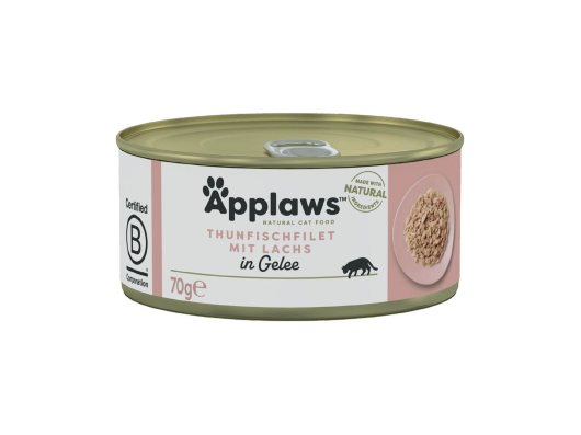 Applaws Thon et saumon Jelly aliment humide pour chats 70gr