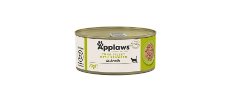 Applaws Filet de thon et algues marines aliment humide pour chats 70gr