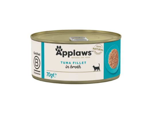 Applaws Filet de thon aliment humide pour chats 70g