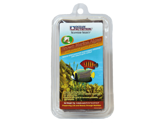 Brown Seaweed Algues brunes 12gr nourriture pour poissons Marin Ocean Nutrition