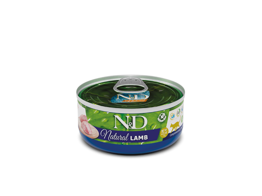 Offre Farmina Fel Adult Humide agneau Farmina N&D Natural 140gr