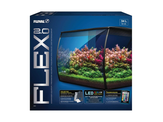 Fluval Flex 2.0 aquarium 34L