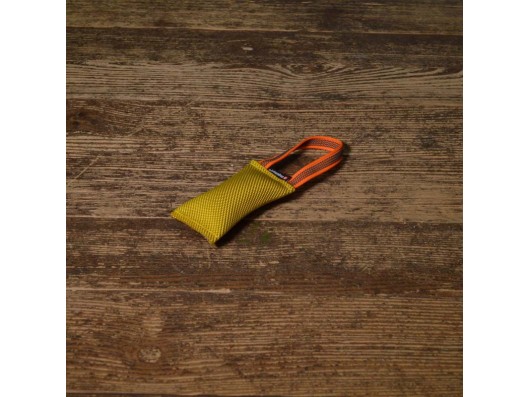 Boudin jaune 6.5x12cm avec 1 sangle