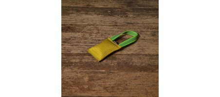 Boudin jaune 8.5x12cm avec 1 sangle