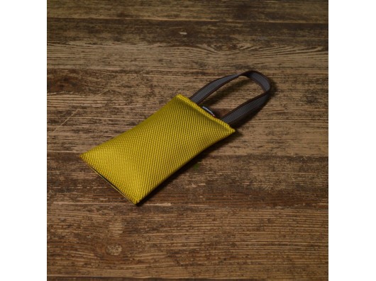 Boudin jaune 11.5x20cm avec 1 sangle