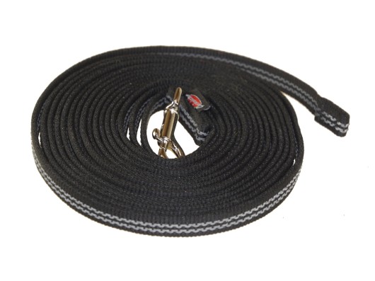 Longe avec fil ABS antidérapant tissé noir