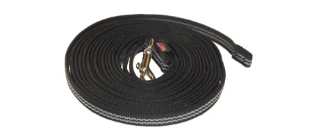 Longe avec fil ABS antidérapant tissé noir