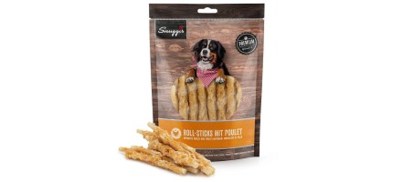 Bâtonnets roulés au poulet 300gr Snuggis