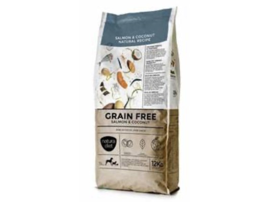 Grain Free Salmon & Coconut 3kg ou 12kg Natura Diet