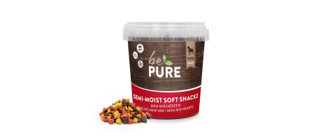Semi​-​Moist Soft Snackz Mini Mix Hearts bePure