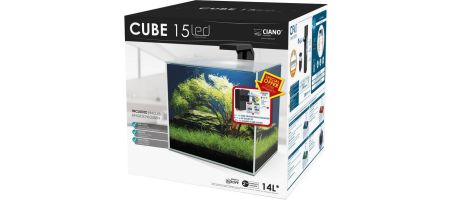 Cube 15 LED CF 40 Ciano
