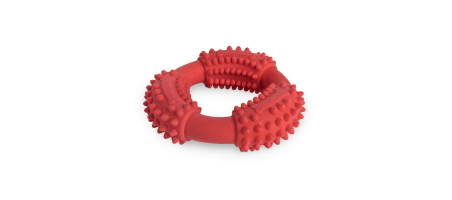 Jouets pour chiens Foam Ring rouge (12.5cm) Freezack