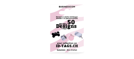 Carte​-​cadeau MyFamily pour 50 designs ID-TAGS.ch