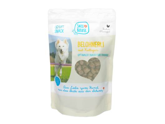 Snack Swiss natural Belohnerli avec du collagène