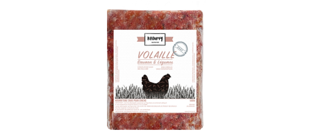 BARF Kroumy Volaille, Saumon & Légumes