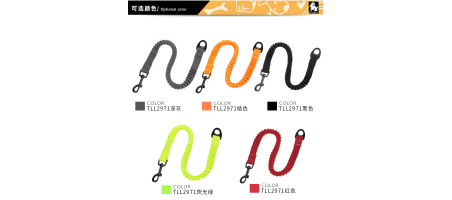 Laisse en nylon pour chien, élastique court Truelove