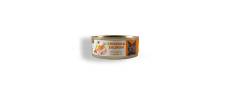 Adult Chicken & Salmon 80g Amity Cat