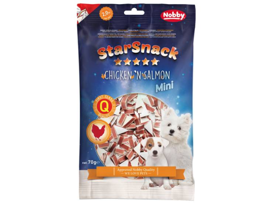 Chicken 'n Salmon Mini Nobby