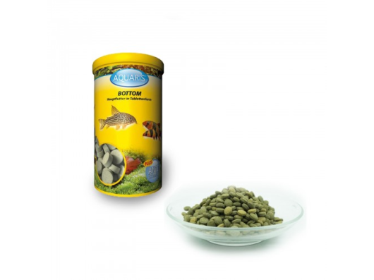 Bottom – Nourriture p. poiss. d’aquarium – Comprimés 250ml Aquaris