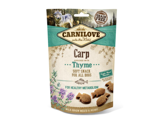 Can Soft Snack carpe au thym 200g Carnilove