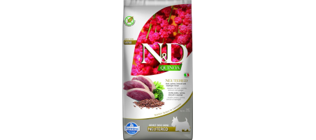 Can Adult Mini Neutered Canard Farmina ND Quinoa