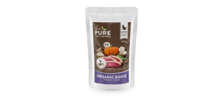 Organic Goose avec oie bio et citrouille pour chatons bePure