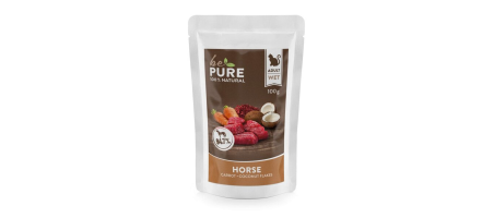 Horse avec cheval et légumes pour chats bePure