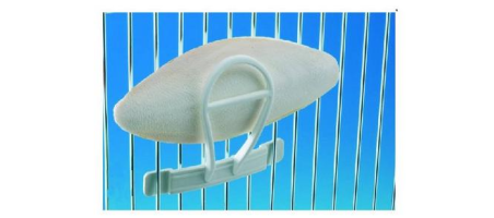 Fixation en plastique pour os de seiche