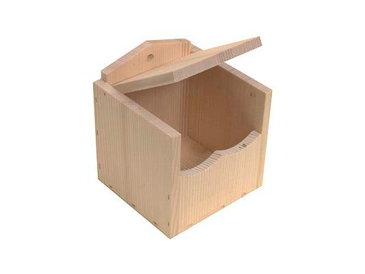 Nichoir en bois pour exotique