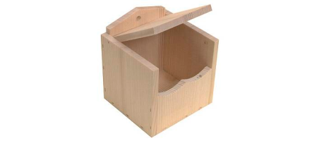 Nichoir en bois pour exotique