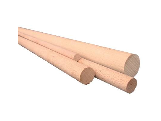 Perchoirs en bois rond, hêtre