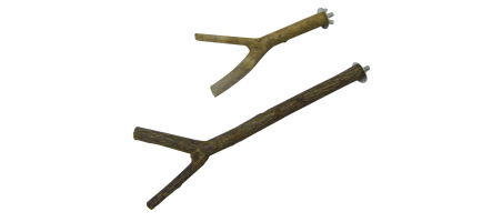 Perchoirs en bois naturel avec fix Swisspet