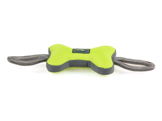 Dog sp.Slasher Bone avec couineur, gris/jaune, flottant Swisspet