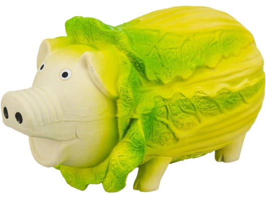 Chou cochon, en latex, 23cm, vert clair