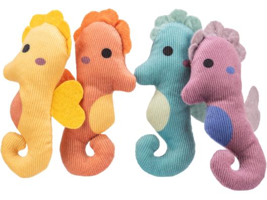 Hippocampe, en peluche, 11cm pour chat