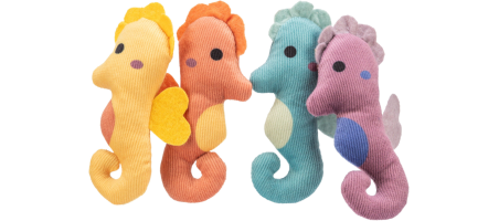 Hippocampe, en peluche, 11cm pour chat
