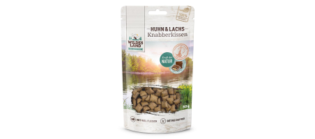Fel Snack Knabberkissen Poulet & Saumon 50g Wildes Land
