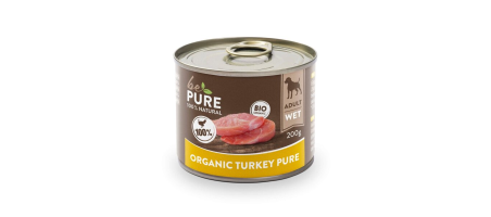 Organic Turkey pure mit Bio Pute pour chiens bePure