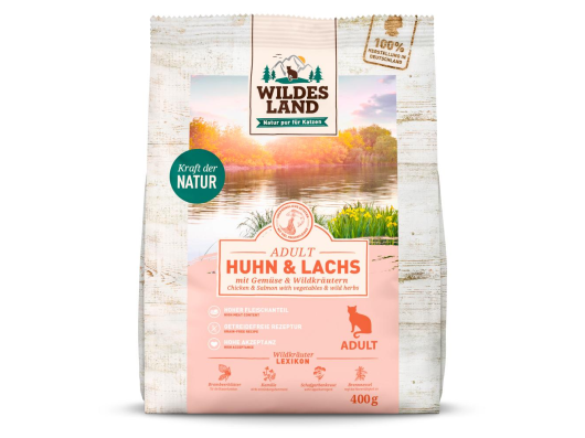 Fel Adulte poulet saumon légumes Wildes Land