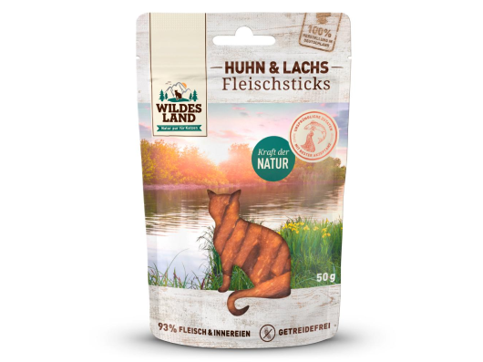 Fel Sticks poulet saumon 50g Wildes Land