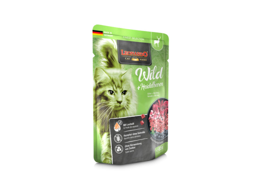 SACHETS LEONARDO 85 G GIBIER MYRTILLES