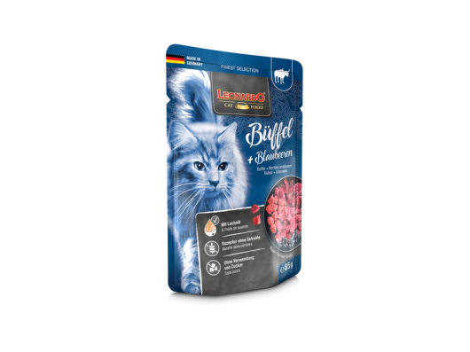 SACHETS LEONARDO BUFFLE ET MYRTILLES 85 G
