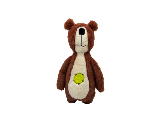 OURS EN PELUCHE "CHARLY" AVEC COUINEUR