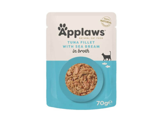 Thon et dorade 70g nourriture humide pour chats Applaws