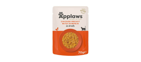 Poitrine de poulet et potiron 70g nourriture humide pour chats Applaws