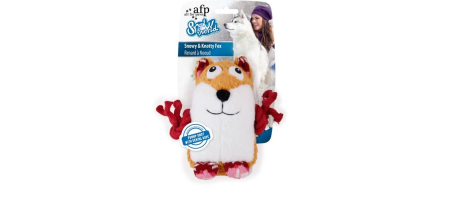 All For Paws Snow World Snowy ​& Knotty Fox Jouets pour chiens